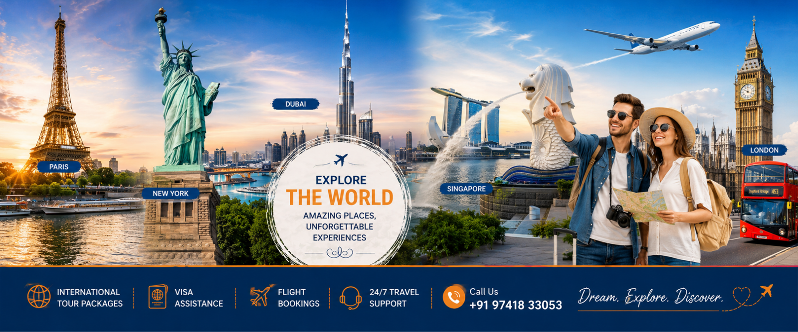 Saraswathi Holidays travel banner